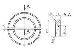 Bearing for part 3F21050551