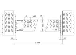 Ladebalken CTD III bis 2299mm 400kg