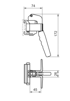 JF doraz 45mm