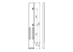 Pillar K20-2/1000 rear right