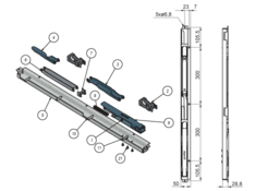 Mech. Kinnegrip K20/1000 z osłoną P, KTL