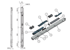 Mech. Kinnegrip K20/1000 s krytom L, KTL