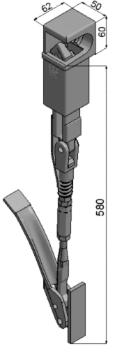 Pendelverschluss H 11/120 hinten L