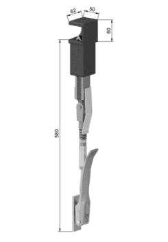 Zamknięcie tylne H 11/120, prawe