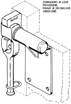 Hebelverschluss H310 rechts