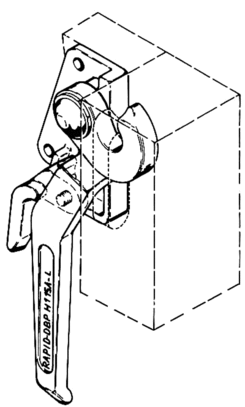 Zamknięcie burty wywrotki H115 A, L