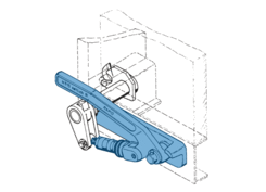 Übertotpunktspanner H 519/20 seitl/R