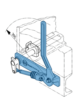 Übertotpunktspanner H 519/30 seitl/R