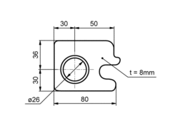 Hinge bearing H 942