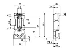 Socket for SOLIDMASTER pillar