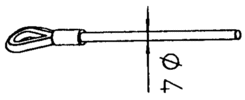 Wire strand cross operating 1300mm