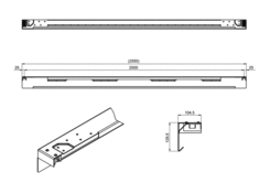 Portál Edscha 72UL 2550mm