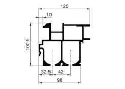 Profil dachu CS UC 7500mm