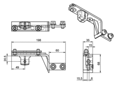 mount. set  Large FL Liftmaster