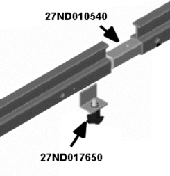 Guiding profile joint, steel