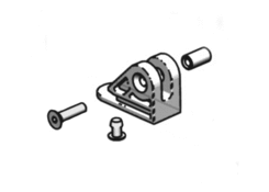 kit of gas spring support