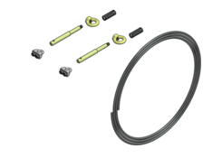 Securing pin+rope Slimliner