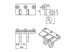 Eckverbinder MIDI M+S VL Hubsystem