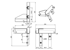 Mounting set MIDI KIMAX RL