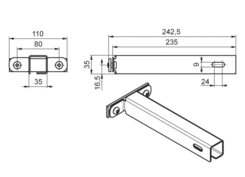 Endteil von Spriegel CS FIX