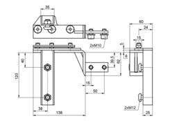 Mounting set MAX Large, FR, fixed 2022