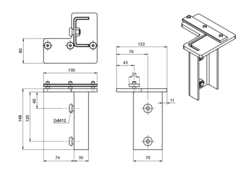 Mounting set MAX M PL, fixed 2022