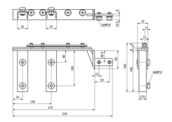 Mounting set MAX Large, RL, fixed 2022