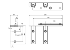 Mounting set MAX M+S, RR 2022