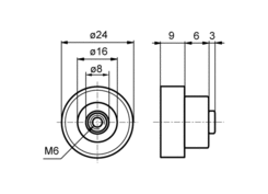 Bearing M6 120.41.0001