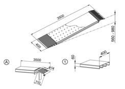 Ramp AOS400 3500mm 0,49t