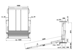 Nájazd RRK05, š. 1000mm