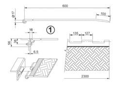 Přejezd RWB 600x2300mm var. 1