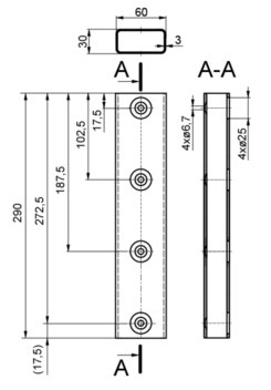 Slideway for Hercules top lever