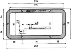 Dichtung f. Einbauverschluss PUSH-Mini