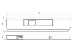 Lock TL35/400, front R, rear L