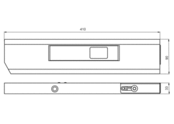 Lock TL35/400, front L, rear R