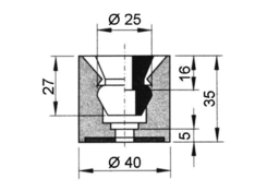 Detend for sliding door