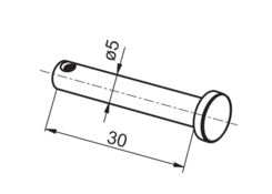 Steel fastner - small, zn