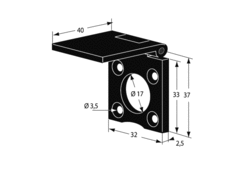 Lock cover, o17mm