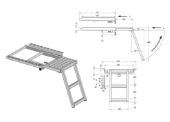 Folding step - 2 steps hot-dipped zn