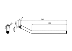 Konsole f.Kotflügelhalter Z 42x540, KTL