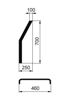 Blatník SPAT 460x700 mm