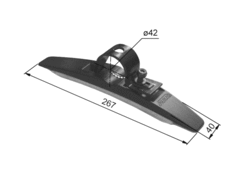 Mudguard holder adjustable o42mm