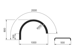 Mudguard SUPRA SPRAY 500x2000 R500