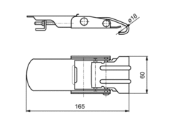 tensioning clasp - Direktspanner