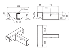 Joint for the reinforcement KIMAX Zn