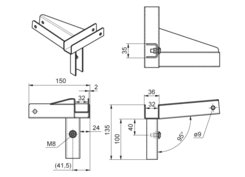 Eckverbinder UNI KIMAX VL Dachneigung