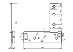 Holder of tensioner P for CS MINI