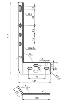 Holder for ratchet strainer R