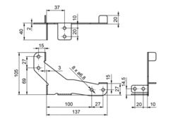 Verbinder LK hinten L